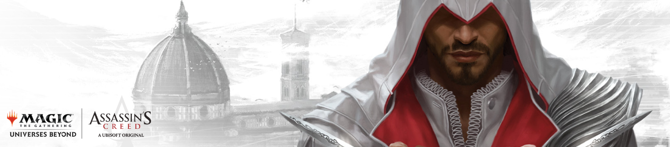 Universes Beyond: Assassin’s Creed Sealed Products and Singles Now Available!